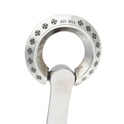 Chrome Hearts 2011 Xmas Cross Tail Bottle Opener 925 Silver