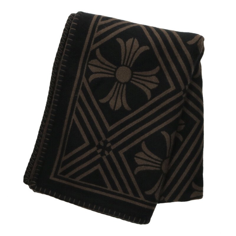 Chrome Hearts CH Plus All Over Print Cashmere Blanket