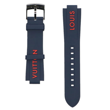 LOUISVUITTON Tambour Logo Rubber Watch Strap Size ONE SIZE