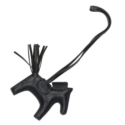 HERMES Rodeo PM Touch So Black Bag Charm Black Size ONE SIZE