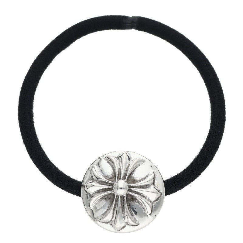 Chrome Hearts 925 Silver Cross Ball Concho Hair Tie