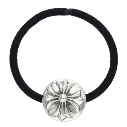Chrome Hearts 925 Silver Cross Ball Concho Hair Tie