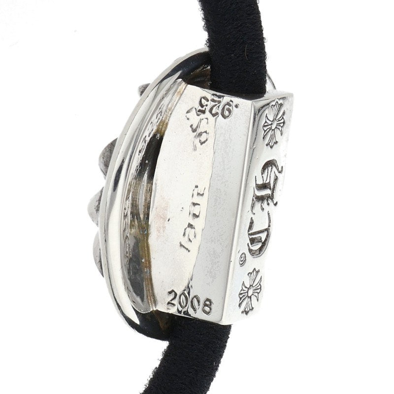 Chrome Hearts 925 Silver Cross Ball Concho Hair Tie