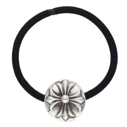 Chrome Hearts 925 Silver Cross Ball Concho Hair Tie Multi