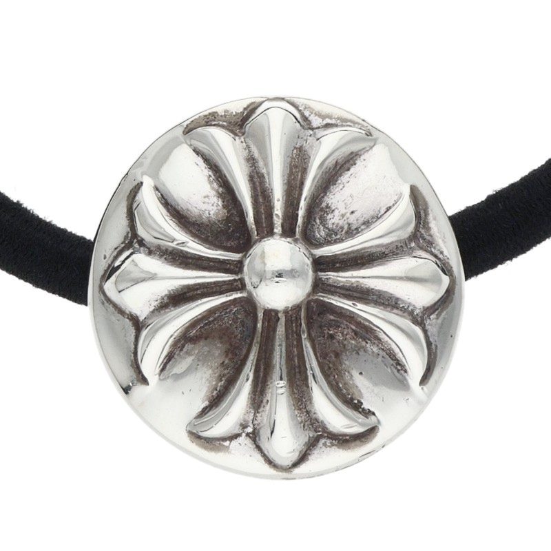 Chrome Hearts 925 Silver Cross Ball Concho Hair Tie Multi