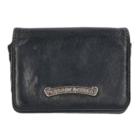 Chrome Hearts Arch Logo 3 Pocket Leather Card Size ONE SIZE