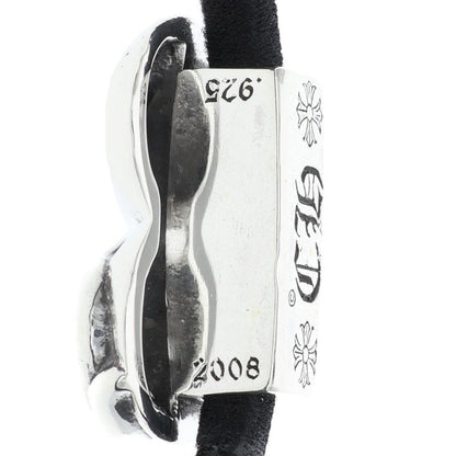 Chrome Hearts 925 Silver Heart Button Concho Hair Tie