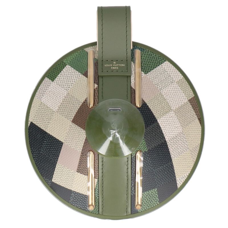 LOUISVUITTON Damouflage Damier Aluminum Nanogram Speaker