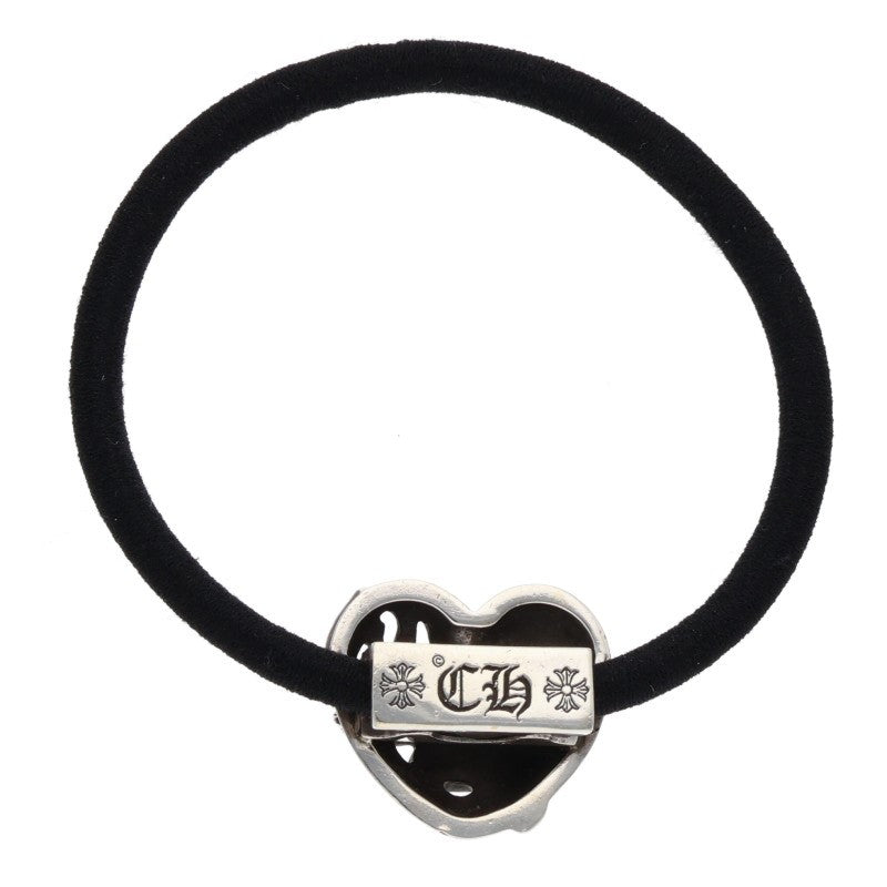 Chrome Hearts 925 Silver Heart Button Concho Hair Tie Multi