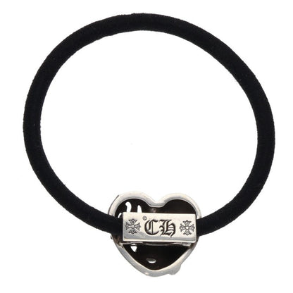 Chrome Hearts 925 Silver Heart Button Concho Hair Tie Multi