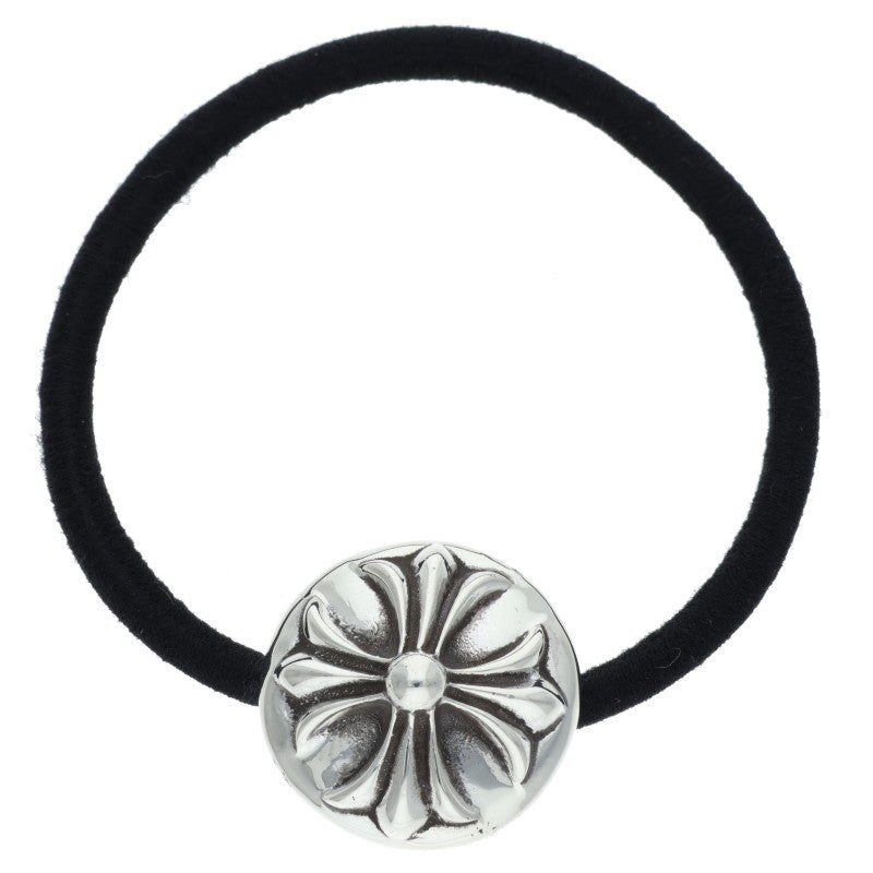 Chrome Hearts 925 Silver Cross Ball Concho Hair Tie