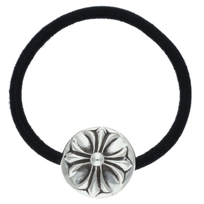 Chrome Hearts 925 Silver Cross Ball Concho Hair Tie