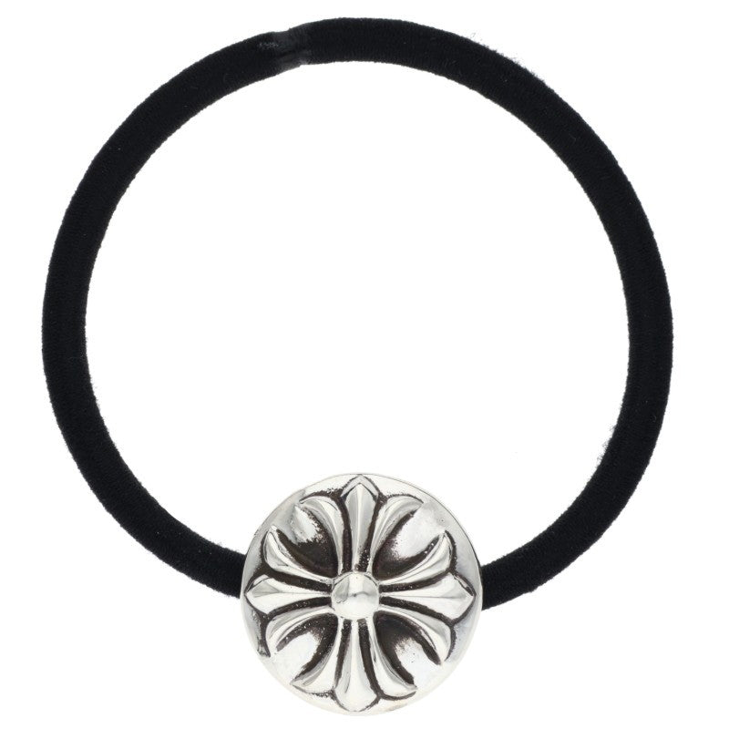Chrome Hearts 925 Silver Cross Ball Concho Hair Tie