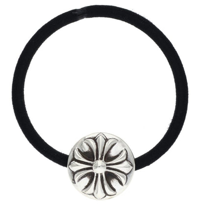 Chrome Hearts 925 Silver Cross Ball Concho Hair Tie
