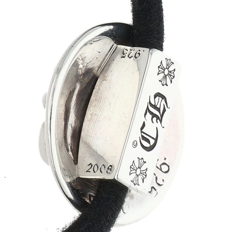 Chrome Hearts 925 Silver BS Fleur-de-lis Concho Hair Tie