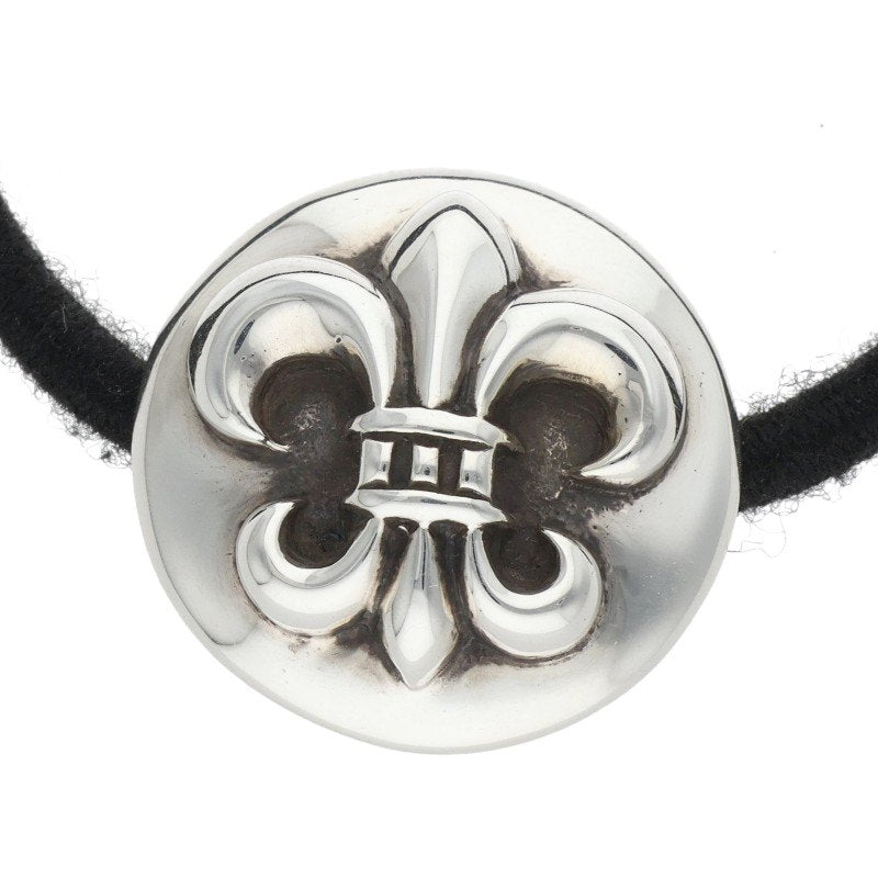 Chrome Hearts 925 Silver BS Fleur-de-lis Concho Hair Tie