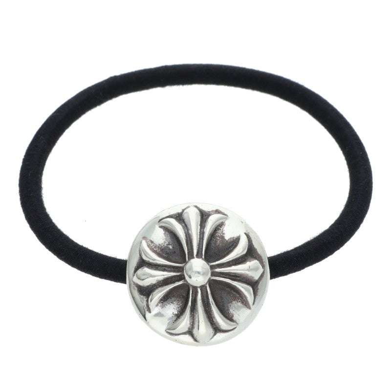 Chrome Hearts Black/Silver Cross Ball Button Hairband
