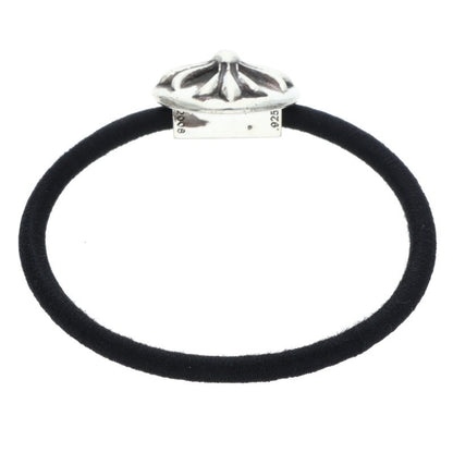 Chrome Hearts Black/Silver Cross Ball Button Hairband