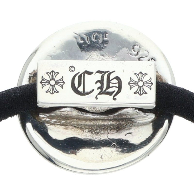Chrome Hearts Black/Silver Cross Ball Button Hairband