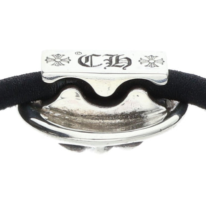 Chrome Hearts Black/Silver Cross Ball Button Hairband