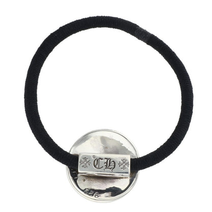 Chrome Hearts Black/Silver BS Fleur Button Hairband