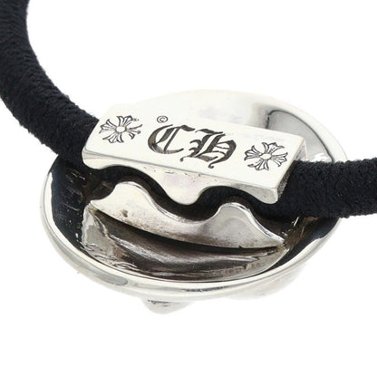 Chrome Hearts Black/Silver BS Fleur Button Hairband