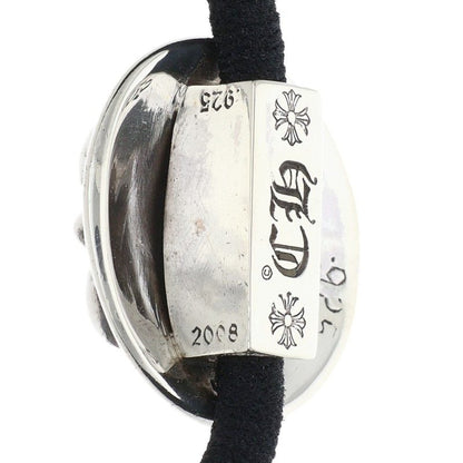 Chrome Hearts Black/Silver BS Fleur Button Hairband