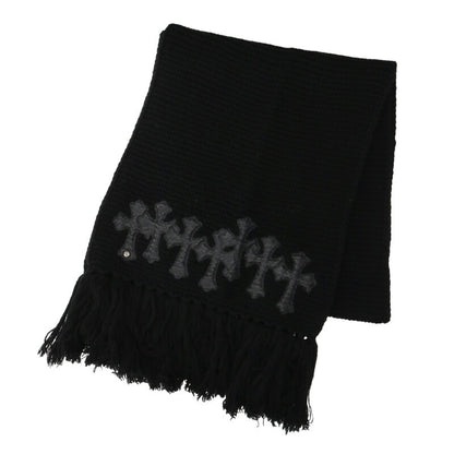 Chrome Hearts Black/Silver Cashmere Leather Size ONE SIZE