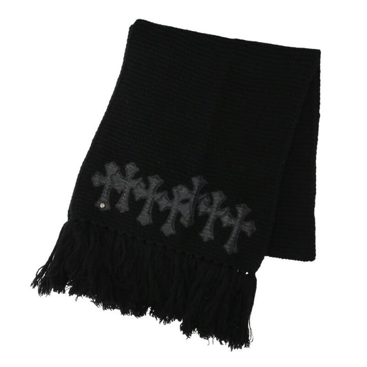Chrome Hearts Black/Silver Cashmere Leather Size ONE SIZE