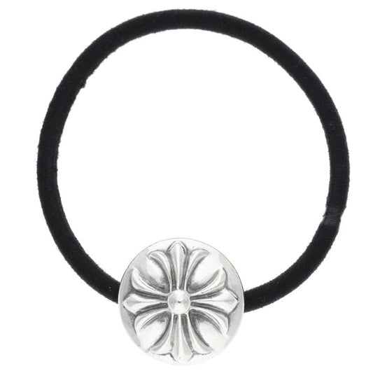 Chrome Hearts Cross Ball Button Hair Tie Silver Concho