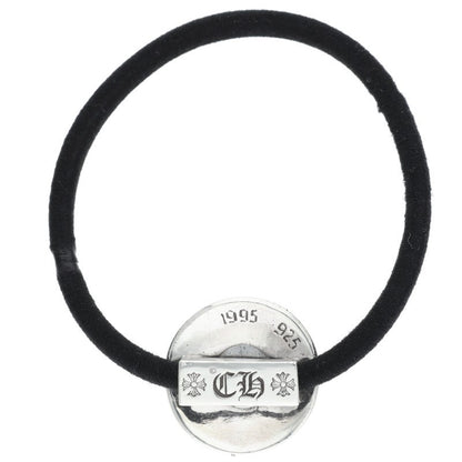 Chrome Hearts Cross Ball Button Hair Tie Silver Concho