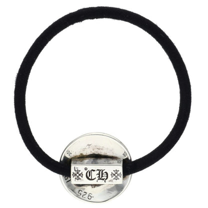 Chrome Hearts BS Flare Button Hair Tie Silver Concho