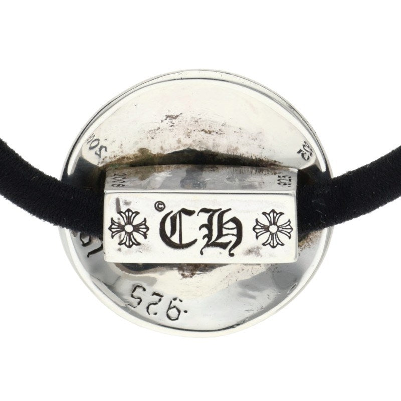Chrome Hearts BS Flare Button Hair Tie Silver Concho