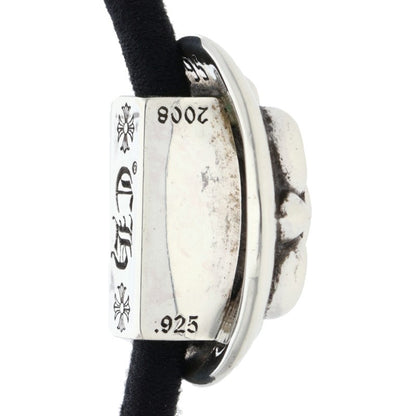 Chrome Hearts BS Flare Button Hair Tie Silver Concho