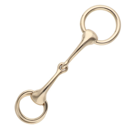 HERMES Brass Gold Scarf Ring Size ONE SIZE