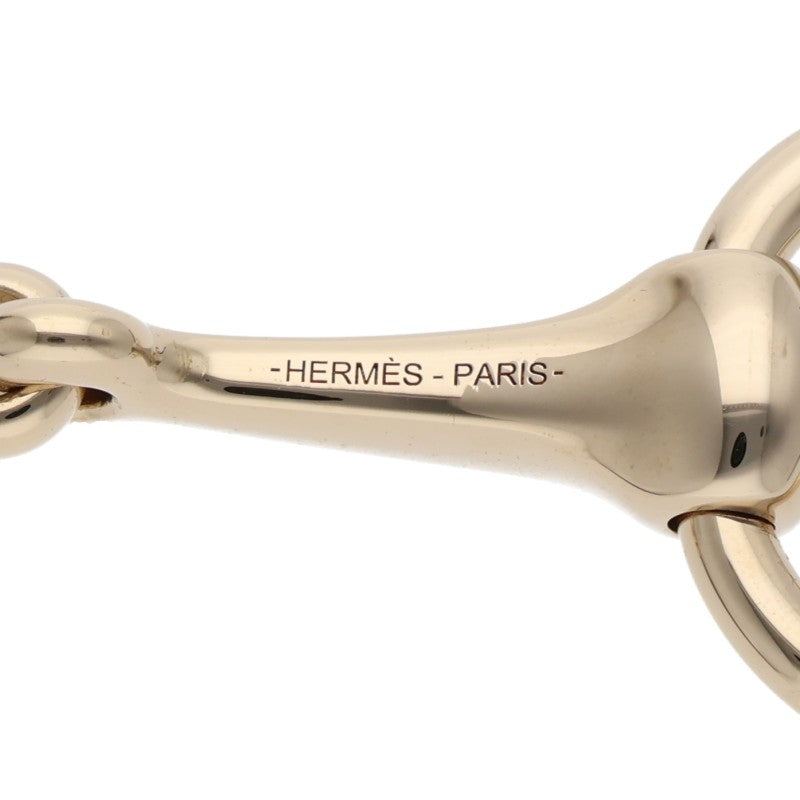 HERMES Brass Gold Scarf Ring Size ONE SIZE