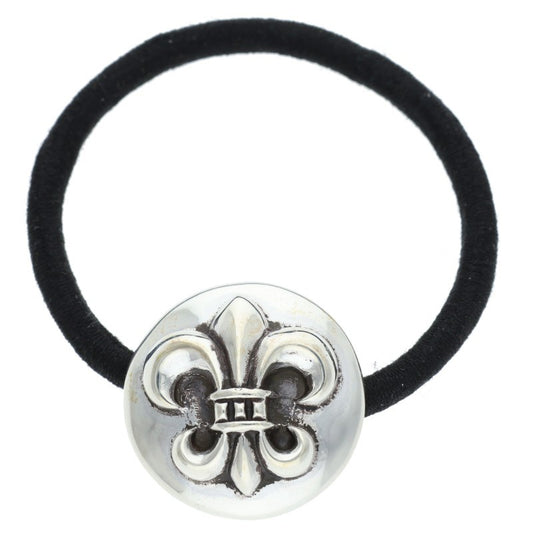 Chrome Hearts Silver 925 BS Fleur Button Hairband
