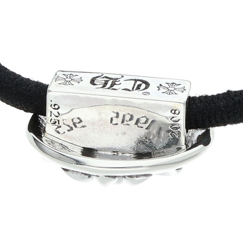 Chrome Hearts Black/Silver 925 Cross Ball Button Hairband