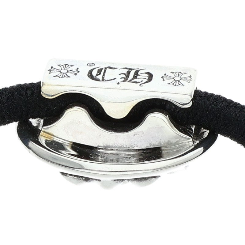 Chrome Hearts Black/Silver 925 Cross Ball Button Hairband