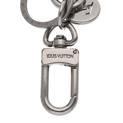 LOUISVUITTON Monogram Leather Keychain Black Wallet Size ONE SIZE