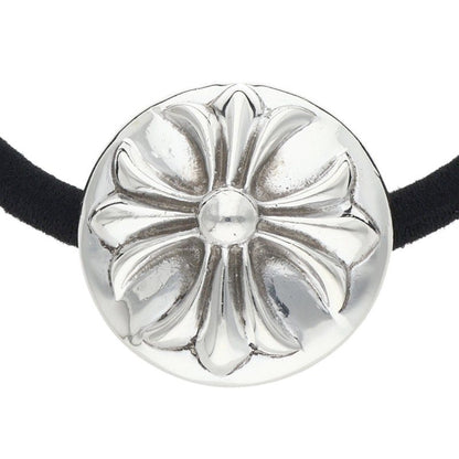 Chrome Hearts Silver 925 Cross Ball Button Hairband