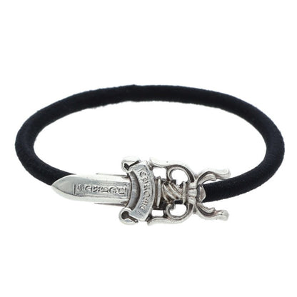 Chrome Hearts Black/Silver 925 Dagger Button Hairband