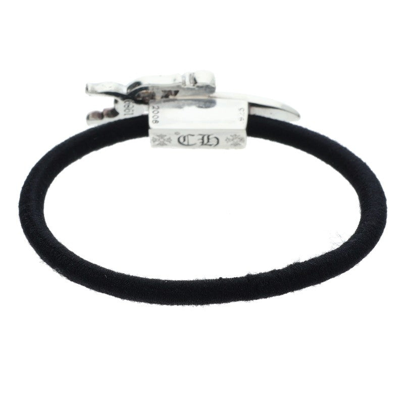 Chrome Hearts Black/Silver 925 Dagger Button Hairband
