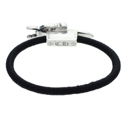 Chrome Hearts Black/Silver 925 Dagger Button Hairband