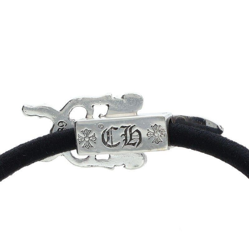 Chrome Hearts Black/Silver 925 Dagger Button Hairband
