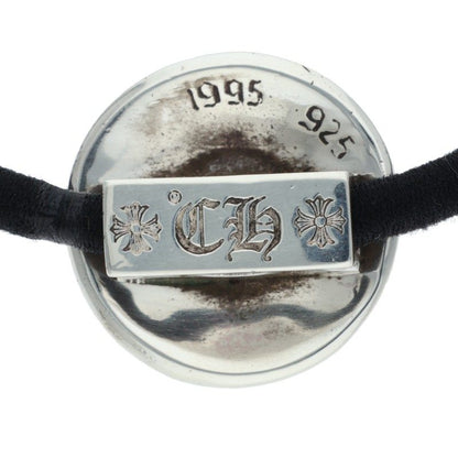 Chrome Hearts Cross Ball Button Silver Hair Tie Black Silver