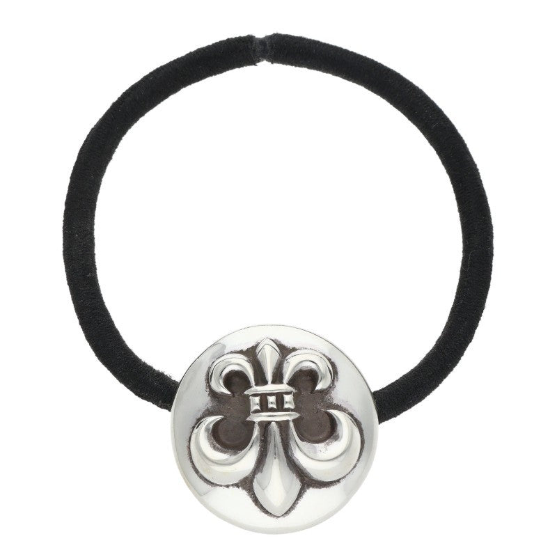Chrome Hearts BS Fleur Button Hair Tie Silver 925