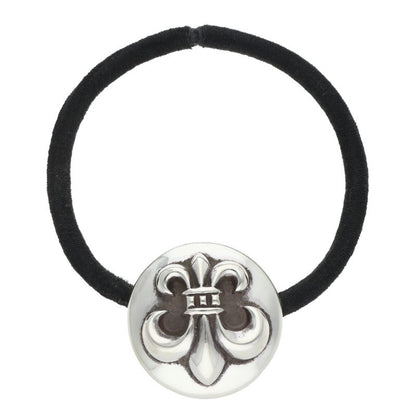 Chrome Hearts BS Fleur Button Hair Tie Silver 925