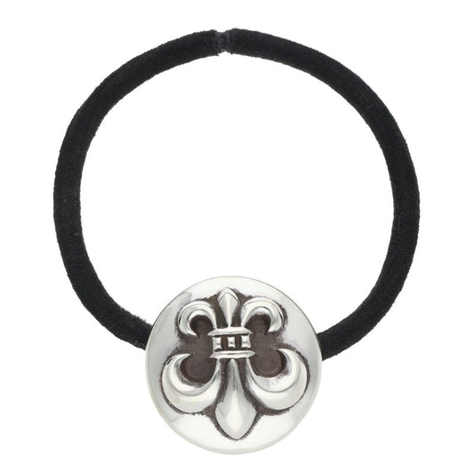 Chrome Hearts BS Fleur Button Hair Tie Silver 925