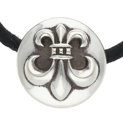 Chrome Hearts BS Fleur Button Hair Tie Silver 925
